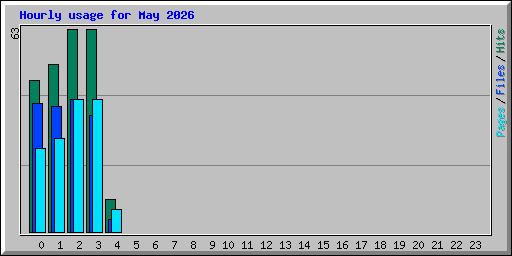 Hourly usage for May 2026